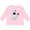 AD-Pink, variant on Inktastic Astronaut the Moon Spaceship and Shooting Star for Light Colors Boys or Girls Long Sleeve Toddler T-Shirt