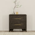 thumbnail image 5 of A-America Bryson Transitional Solid Mindi Wood Nightstand in Bronze/Gold, 5 of 8