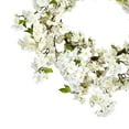 thumbnail image 2 of Nearly Natural 4218 24" Cerisier Fleur Couronne Blanche, 2 of 3