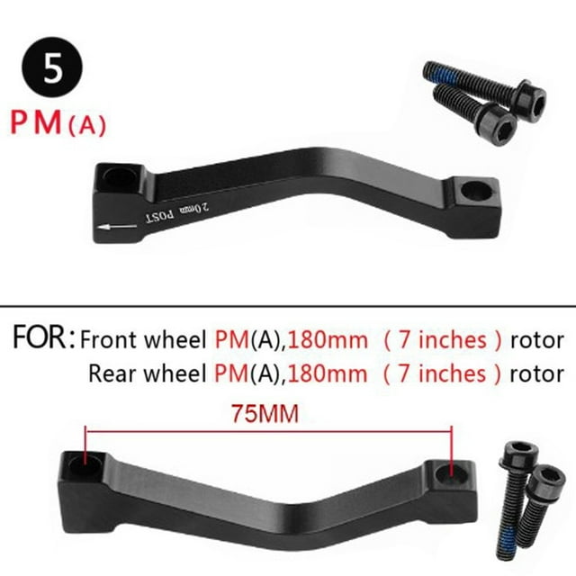 Support de Disque de Frein VTT, Adaptateur de Frein PM A B vers PM pour Rotor 140 160 180 203 mm