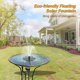 thumbnail image 2 of 1.5W Outdoor Solar Fountain, Solar Water Pump, Solar Pond Pump with Battery and 4 Nozzles, Solar Fountain Pump, Mini Floating Fountain for Decorative, 2 of 5