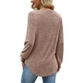thumbnail image 4 of Fantaslook Womens Tops Dressy Casual Long Sleeve Shirts Fashion Blouses Lightweight Fall Sweaters, 4 of 7