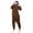 03# Brown, variant on Fleece Onesies for Women Men Couple Warm Fluffy Pyjamas Teddy Hooded Onesie Cute Animal Pajamas Winter Plush Hooded Flannel One Piece Jumpsuit Sleepwear Size 8-22