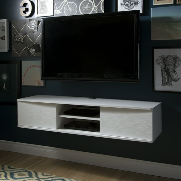 Console média murale, collection Agora de Meubles South Shore, 56 po