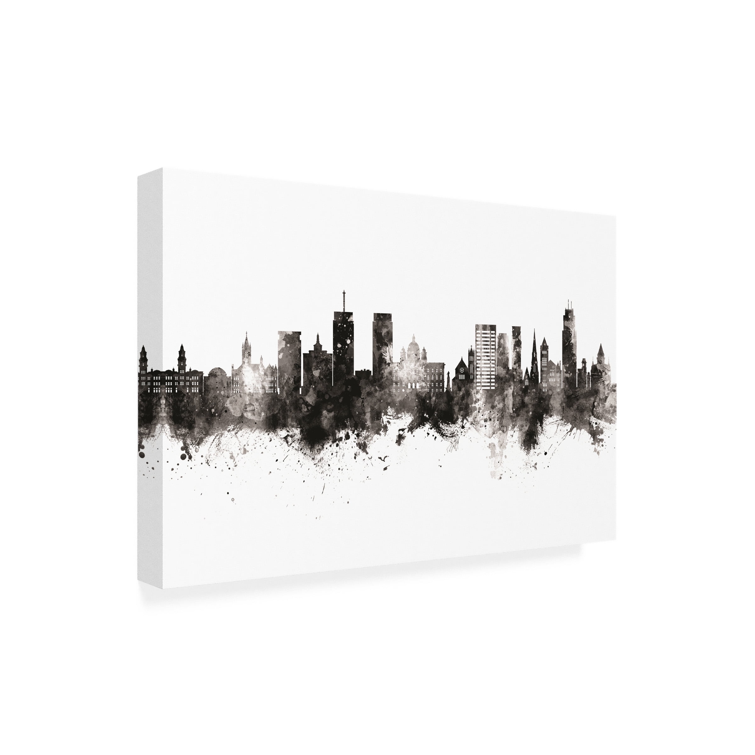 Michael Tompsett 'Syracuse New York Skyline' Canvas Art