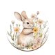 thumbnail image 2 of CaiYueKe Easter Bunny Wooden Coasters Heat Resistant Cup Mats for Dining Table Kitchen Decor Insulating Drinkware Protectors Cute Spring Home Decorations, 2 of 7