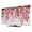 White Red, variant on Indoor Elastic TV Cover, Blue Eucalyptus Leaves Dust Proof TV Screen Slipcover Protection, Summer Botanical Wooden Weeping Stretch Waterproof Monitor Fitted 43" TV Covers for Inside