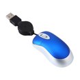 thumbnail image 3 of 2 Pcs Mini Souris Optique Compacte de Voyage Cordon Rétractable Plug and Play pour Windows (Bleu), 3 of 8