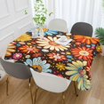 thumbnail image 2 of Yayeee Tablecloths 54" x 54" Rectangle Wrinkle Resistant Party Table Cover, Blooming Flowers, 2 of 8