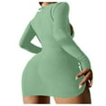 thumbnail image 5 of Tponi Matching Family Swimsuits One-Piece Elastic Mint Green Swimsuit Cleaner S, 5 of 9