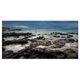 thumbnail image 2 of Rocky Seashore with Blue Sky Over - Large Seashore Canvas Print, 2 of 3