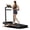 Black-14% Incline with Handle, variant on LEZEE 3-in-1 Folding Treadmill for Home and Office, 300 lbs Weight Capacity with LED Display & Remote Control