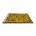 thumbnail image 2 of Ahgly Company Machine Washable Indoor Rectangle Persian Yellow Traditional Area Rugs, 8' x 12', 2 of 4