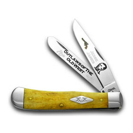 Case Xx Collector S Jesse James 1 500 Antique Bone Trapper Pocket