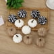 thumbnail image 3 of 12 piezas de cabazas artificiales mixtas cabazas de para decoración Acción de Gracias de boda del o Arpillera Bnca Negra Colcomx Calabaza de simulación, 3 of 4
