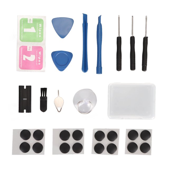 Almohadillas para pies de computadora portátil para MacBook Pro Plástico resistente Fácil instalación Pies para la parte inferior de la carcasa de la computadora portátil con abridor de destornil