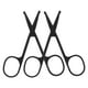 thumbnail image 2 of ColoMX 2 tijeras de acero inoxidable para recortar el pelo de la nariz, tijeras manuales de precisión con puntas redondeadas, fácil depilación de la nariz para dar forma al vello facial, 2 of 8