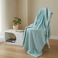 thumbnail image 6 of Simple&Opulence Mint Green Throw Blanket for Couch-Super Soft Fluffy Blankets for Women 50x70 Inches Cozy Lightweight Fleece Blanket for Home Décor, 6 of 6