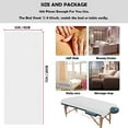 thumbnail image 2 of 30 /40/50Pcs Disposable Massage Table Sheets, Waterproof Massage SPA Bed Cover Sheets 31.5" X 71" Non Woven Fabric Breathable Bed Cover for Tattoo Chair Salon Hotel Lash Bed(White), 2 of 7