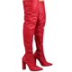thumbnail image 1 of Botas Largas de tacon para Dama Hanna MX  Miss Red, 1 of 2