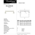 thumbnail image 4 of Alno A950-4 Millennium 4" Center To Center Traditional Solid Brass Cabinet Handle / Drawer, 4 of 4