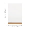 thumbnail image 2 of PTOOTP Retail Countertop Sign Holder Acrylic Transparent 1Pack, 2 of 8