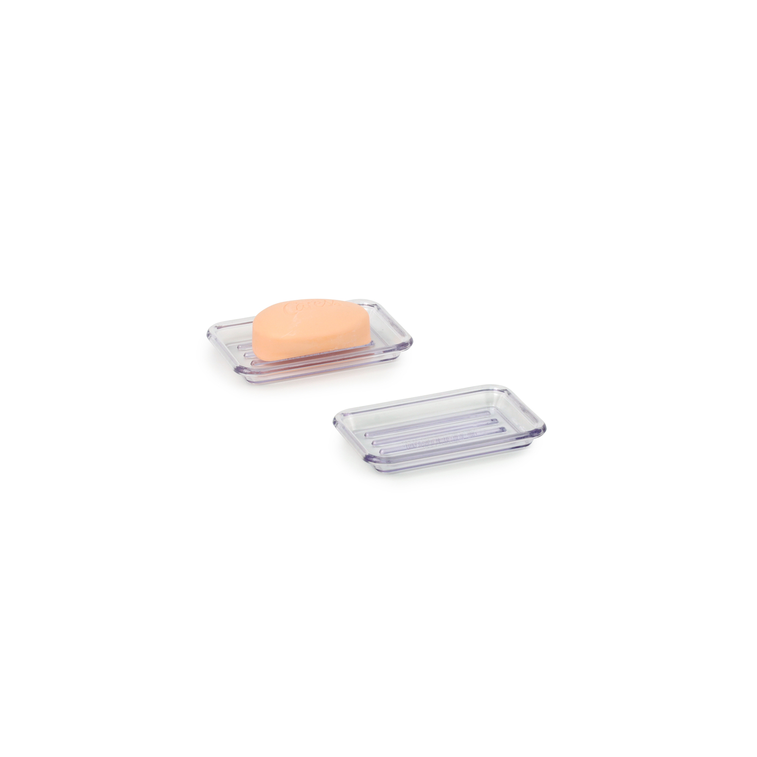 Spectrum Clear Plastic Soap Dish