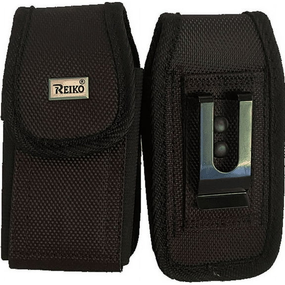 Compatible with TCL Flip 3 - Vertical Canvas Case with belt clip and belt loop