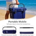 thumbnail image 3 of 25QT Portable Cooler, Insulated Hard Cooler with Bottle Opener, Cup Holder, Forming Ruler, 5-7 Day Ice Retention, Travel, Beach, Camping, Fishing, 3 of 7