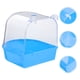 thumbnail image 5 of Baño de aves enjaulado Baño de aves con jaula múltiple Cubierta para pájaros pequeños Canica Budgies (Blanco), 5 of 5