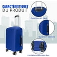 thumbnail image 2 of Funda de equipaje elástica para maletas, funda protectora para maletas de 32", color azul, 2 of 5