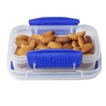 thumbnail image 3 of Sistema Klip It Portable 6.7oz Food Storage Container Snack Bento Lunch Box, 3 of 7