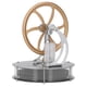 thumbnail image 1 of Modelo De Motor Stirling, Tratamiento De Apariencia De Color Primario De Metal Modelo De Motor Stirling De Baja Temperatura De Acero Inoxidable Para Aprendizaje De Física, 1 of 7