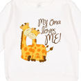 thumbnail image 3 of Inktastic My Oma Loves Me Toddler Sweatshirt, 3 of 4