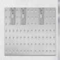 thumbnail image 4 of SHOWERORO 10Ud Para Panel De Rejilla Metálicos Resistentes Para Exhibición Y Organización Plateado, 4 of 8