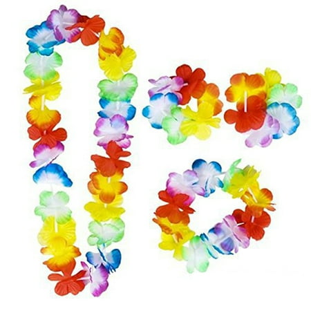 garland 4pcs leis hula