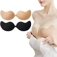 thumbnail image 3 of Sticky Bra, Backless Strapless Bra Push Up, Adhesive Invisible Lift Up Bras 2 Pairs Skin Color, 3 of 7