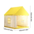 thumbnail image 3 of Shipiny This Gaming Tent Is Suitable For Both Indoor And Outdoor Use, Foldable Storage Design, Perfect For Playing Games, Relaxing, Reading, Sleeping And Private Space Creation, Yellow, 3 of 6