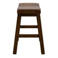 thumbnail image 4 of Weston Home Ashby 18-inch Backless Stools, Set of 2, Warm Cherry Finish, 4 of 8