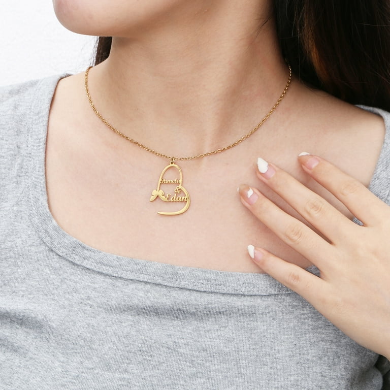 Custom name butterfly necklace deals