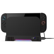 Switch 2 Cooling Fan with Dual Fans, Adjustable 3-Speed Touch Controls, RGB Lighting, 8 Game Card Storage, 2 USB Charging Ports,NS2 Console Cooler & Organizer