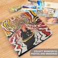 thumbnail image 4 of FORMRS 3 Ring Photo Album 4"x6" Self Adhesive Large Capacity PU Leather Cover, Abstract Boat Ride, 4 of 8