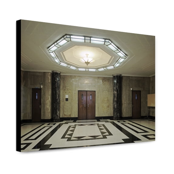 Canvas Print: Courtroom Lobby, James T. Foley U.S. Post Office And Courthouse