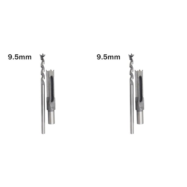 Speravity Taladro cuadrado para carpintería Taladro para carpintería de acero de alta velocidad Taladro para agujeros cuadrados, 6,4 mm Type5 NO5 Speravity CBP170536