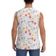 thumbnail image 4 of Balery Cute Owl Camisetas sin mangas para hombre, absorbe la humedad y protege contra el mal olor.-Medium, 4 of 7