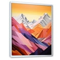 thumbnail image 2 of Designart "Realm Of Sunrise Among The Mountains" Landscape Mountains Floater Framed Wall Art Prints, 2 of 5