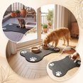 thumbnail image 2 of Diatomite Stone Pet Feeding Mat for Dog & Cat, Absorbent Bone Shaped Non-Slip Dog Food Mat, 2 of 7