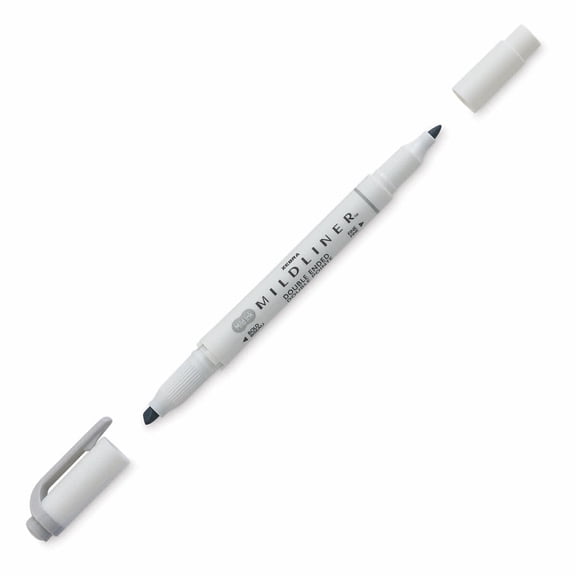 Zebra Mildliner Double Ended Creative Marker - Gray
