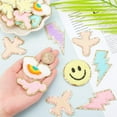 thumbnail image 3 of 1Set Towel Embroidery Style Cloth Iron on/Sew on Patches Appliques Badges Flat Round Anchor & Plant & Palm Tree & Flamingo Mixed Color 40~77x35~62x3mm 28pcs/set, 3 of 6