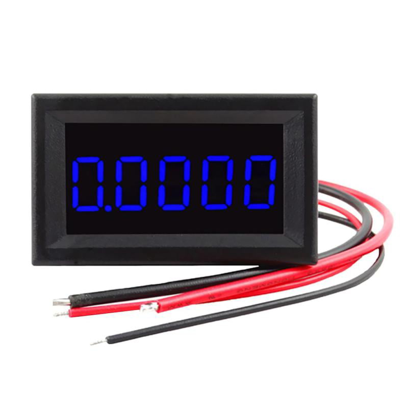 0.36" Digital Ammeter 0-3.0000A DC Current Panel Meter Five Digit Red LED